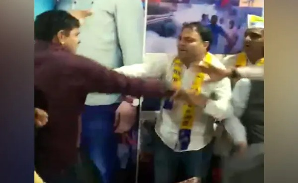 AAP MLA Gulab Singh Yadav Beaten Up In Delhi AAP MLA Gulab Singh Yadav Beaten Up In Delhi