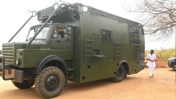 Pawankalyan elections campaign vehicle named Vaarahi,Video trends on social media Pawankalyan elections campaign vehicle named Vaarahi,Video trends on social media