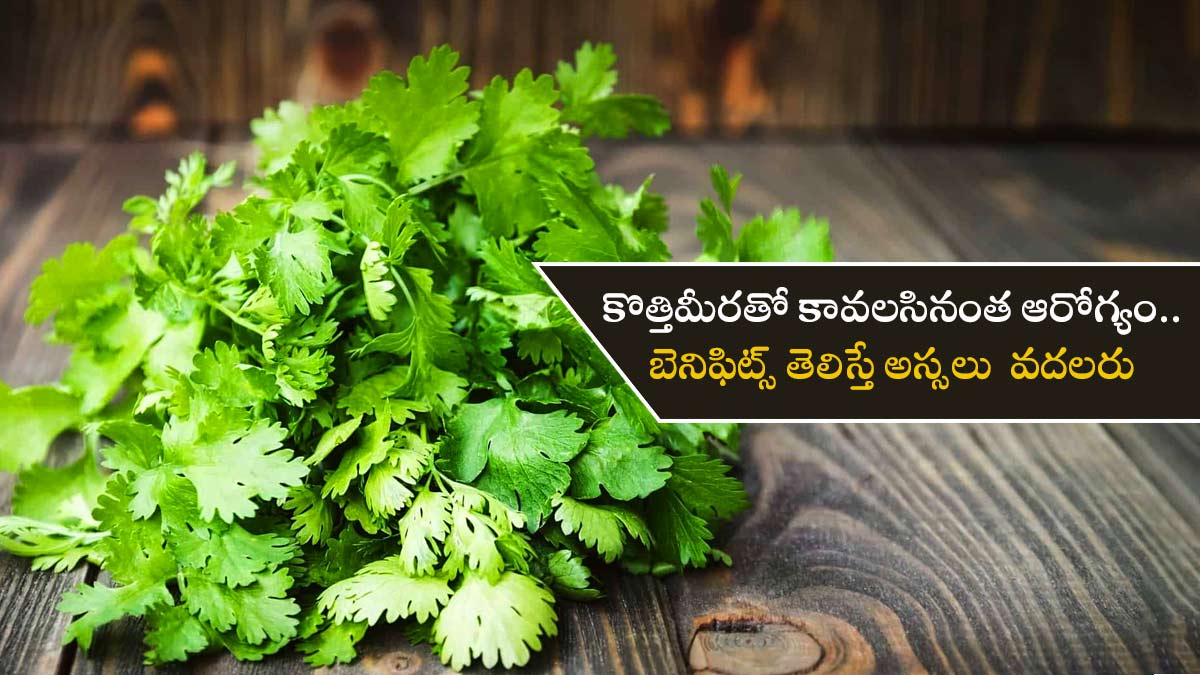 Health tips బీపీతో పాటు బోలెడు రోగాలకు కొత్తిమీరతో చెక్.. రోజూ ఆహారంలో