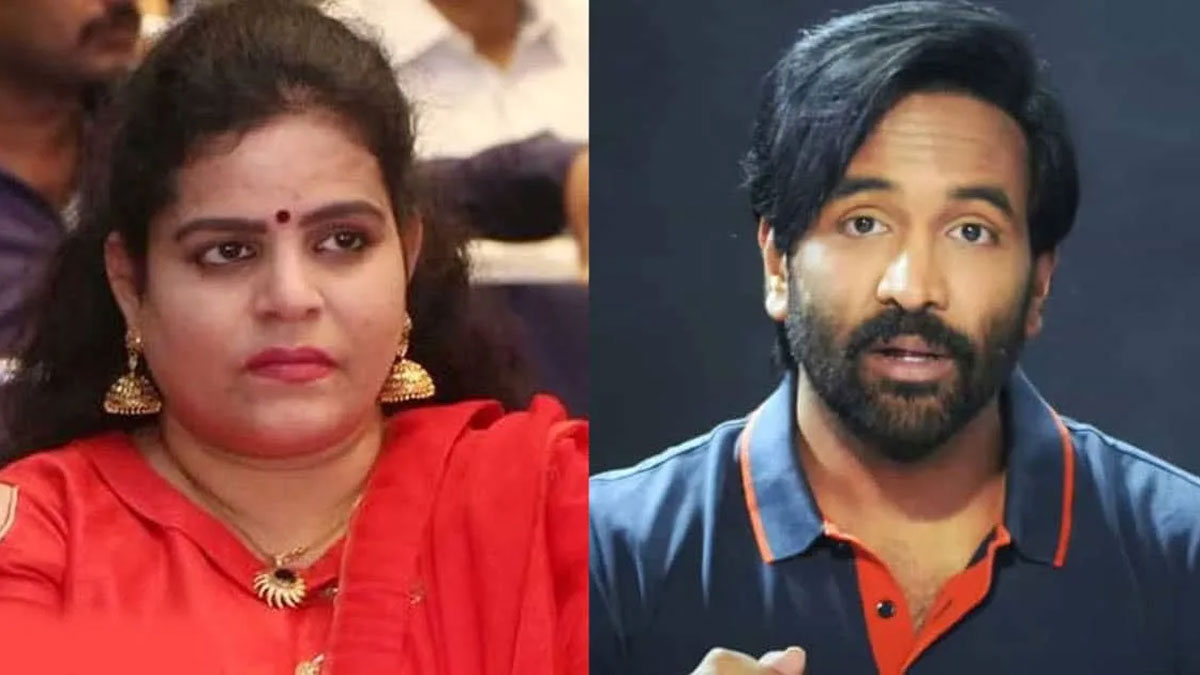 ఖమ్మంలో ఎన్టీఆర్ విగ్రహంపై వివాదం: కరాటే కళ్యాణికి మంచు విష్ణు నోటీసులు