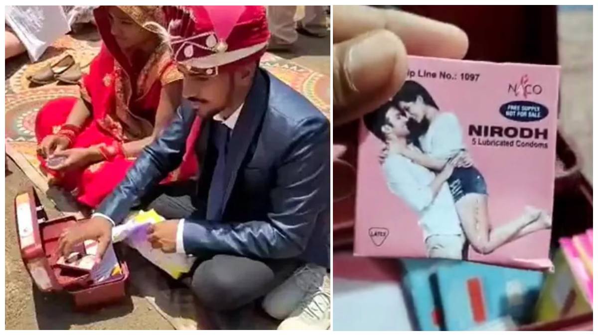 Condoms: వధువులకు ఇచ్చిన వెడ్డింగ్ కిట్లలో కండోమ్‍లు..