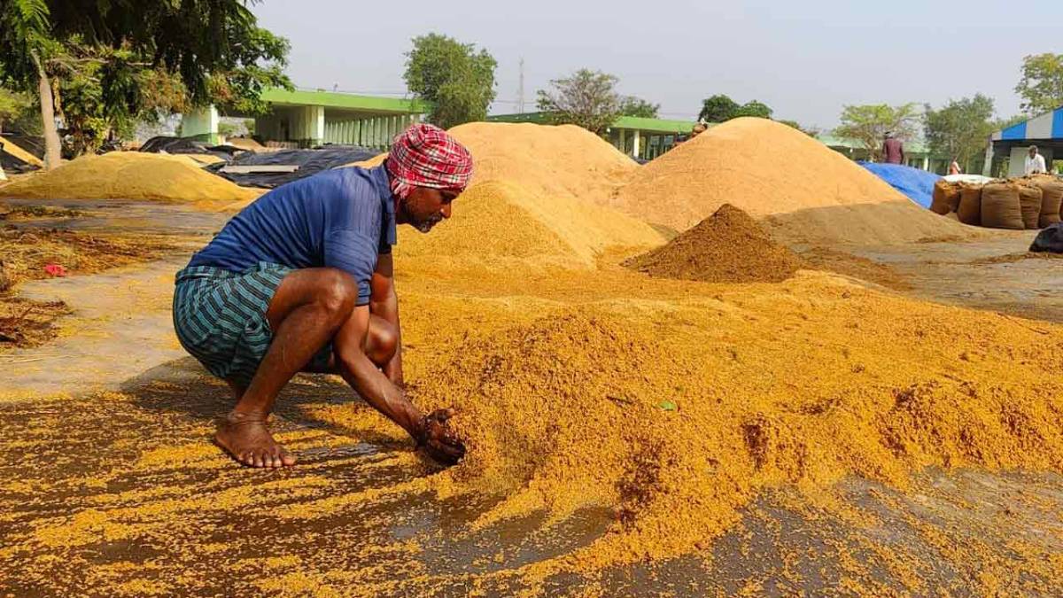 Rain: తెలంగాణలోని పలు ప్రాంతాల్లో వర్షం.. కొనుగోలు కేంద్రాల్లో తడిసిన ధాన్యం..