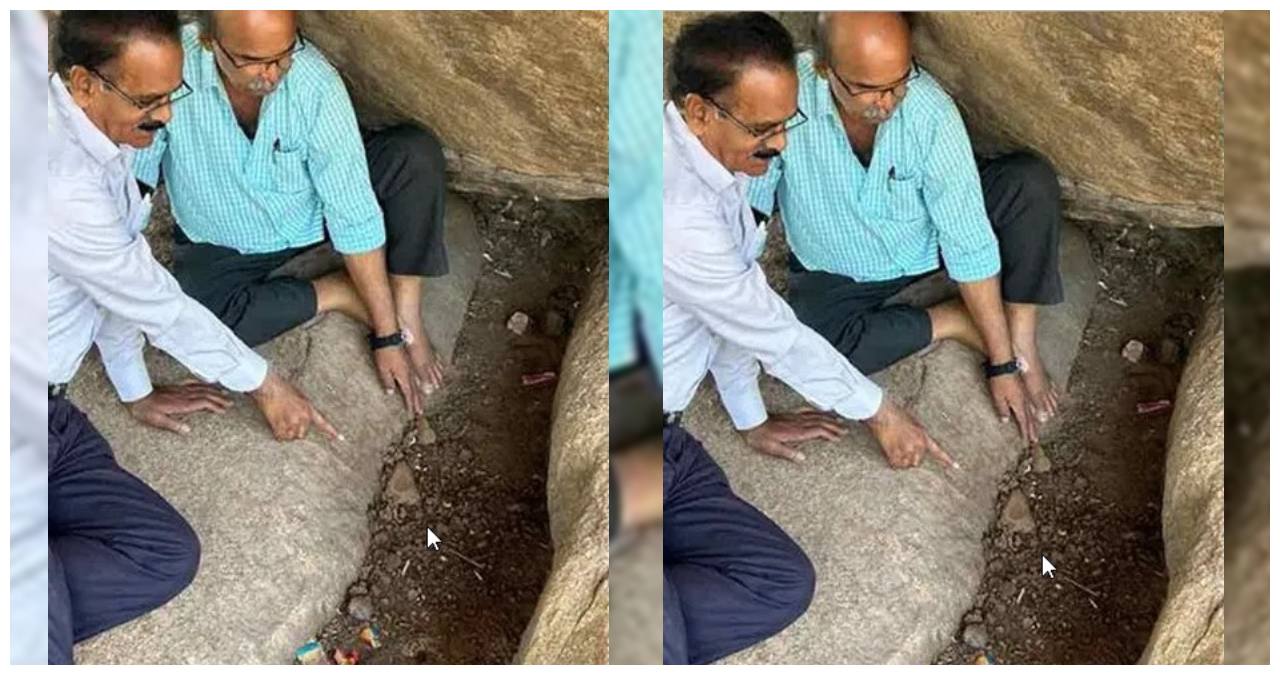 హైదరాబాద్ జూబ్లీహిల్స్‌లో రాతియుగం నాటి ఆదిమానవుడి ఆనవాళ్లు