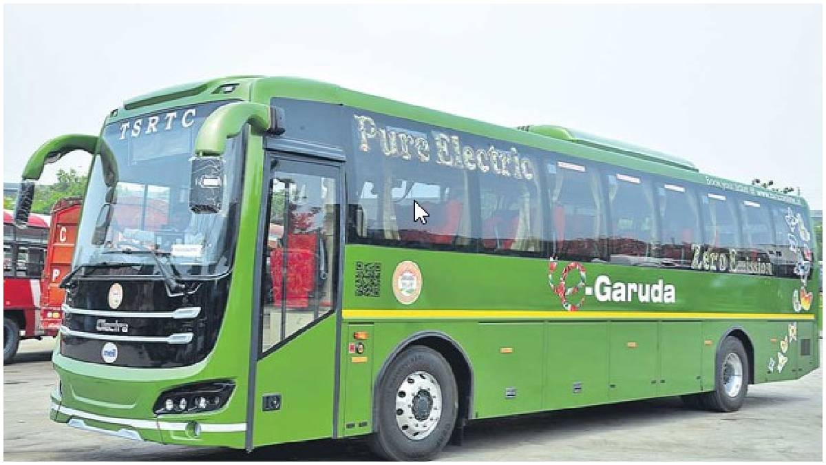 హైదరాబాద్-విజయవాడ ప్రయాణికులకు టీఎస్ఆర్టీసీ గుడ్‌న్యూస్: ఈ-గరుడ బస్సు ఛార్జీలు తగ్గింపు
