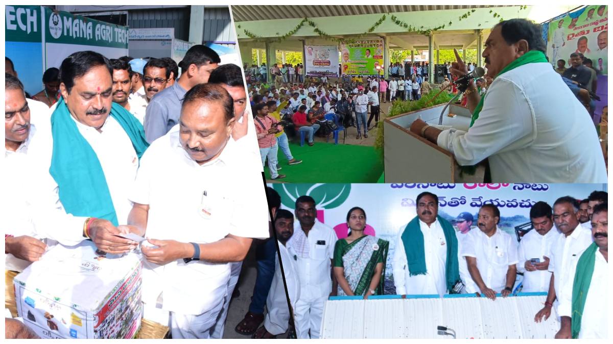 దశాబ్ది ఉత్సవాల్లో నేడు రైతు దినోత్సవం.!వరంగల్ మార్కెట్లో మంత్రి ఎర్రబెల్లి మాటాముచ్చట.!