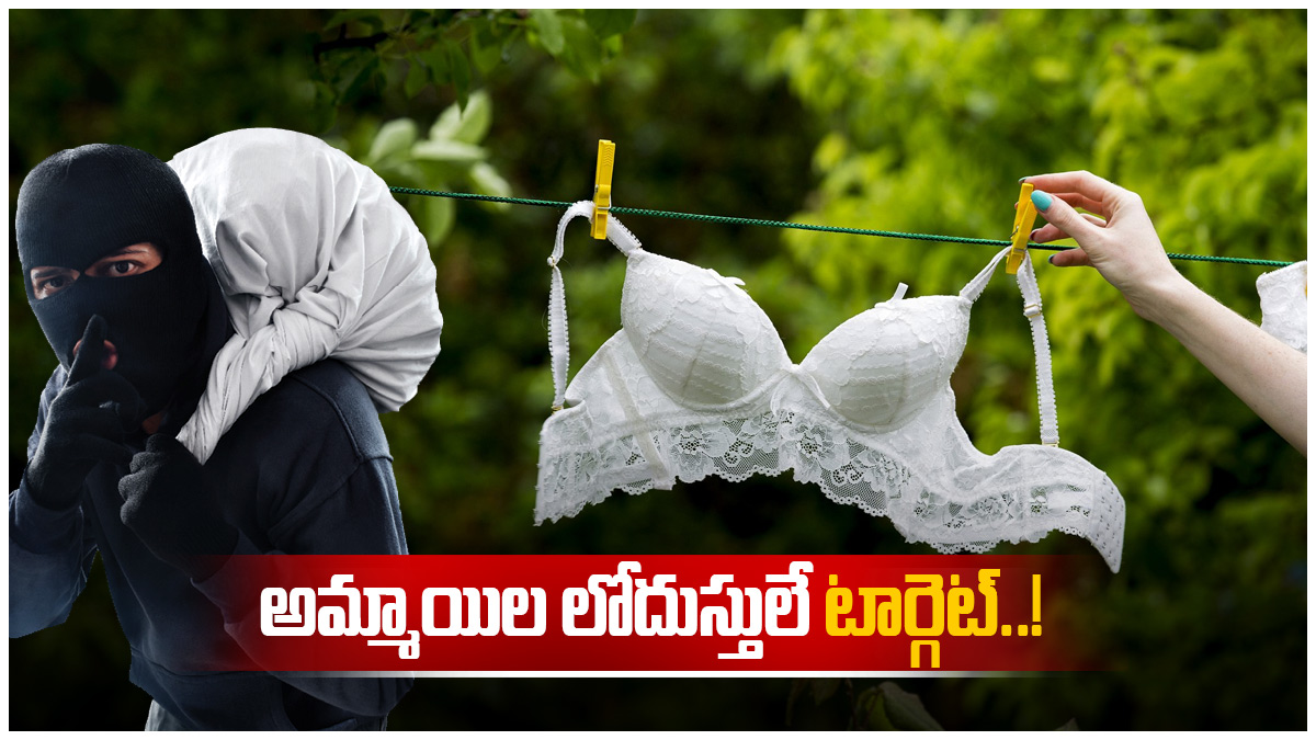 వీడో వెరైటీ దొంగ..అమ్మాయిల లోదుస్తులు దొంగలించి,ఛీ ఛీ..ఏం చేశాడంటే..!
