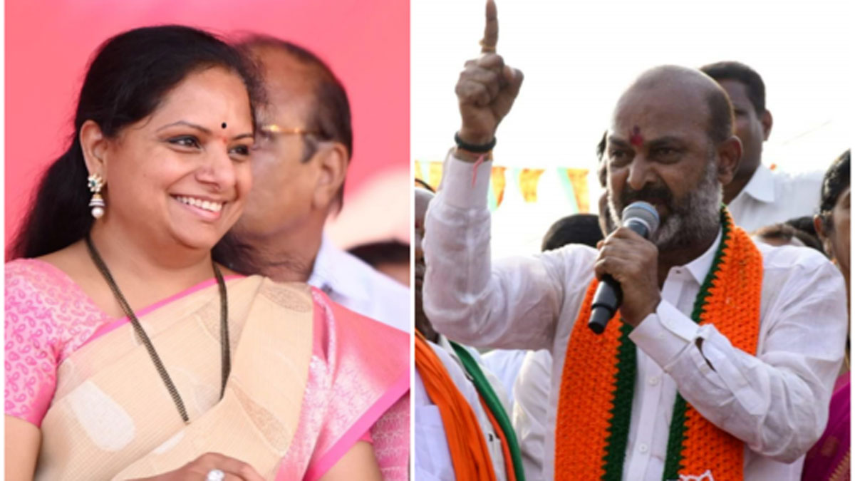 బండి సంజయ్ వర్సెస్ ఎమ్మెల్సీ కవిత... ఘాటుగా ట్వీట్లతో రచ్చ!!