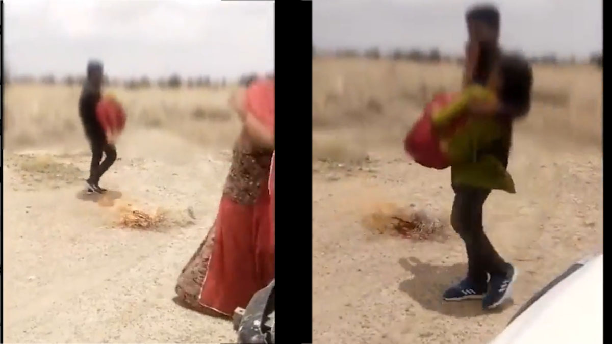 Viral Video: యువతి కిడ్నాప్.. ఏడారిలోకి తీసుకెళ్లి పెళ్లి.. వైరల్ అయిన వీడియో..!