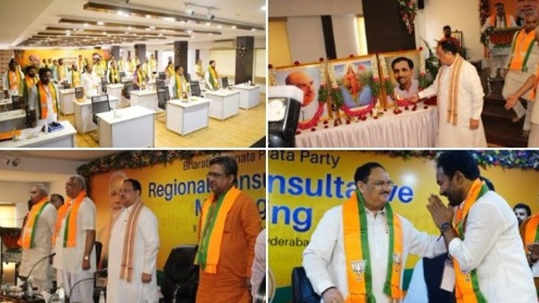 లెక్క పక్కాగా.: హైదరాబాద్‌లో దక్షిణాది రాష్ట్రాలపై కీలక భేటీ, రెడీగా ఉన్నారా? అంటూ జేపీ నడ్డా