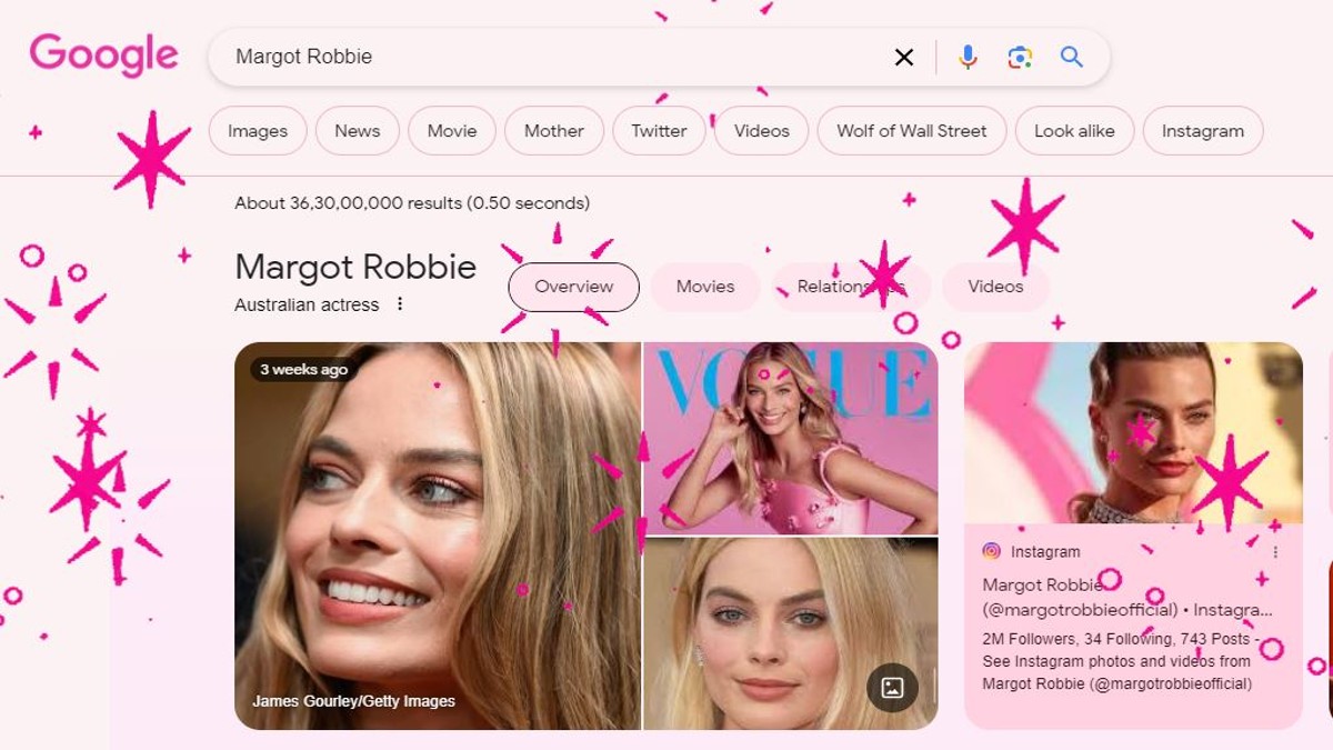 Barbie అని గూగుల్‌లో టైప్ చేయండి- మేజిక్ ఆవిష్కృతం
