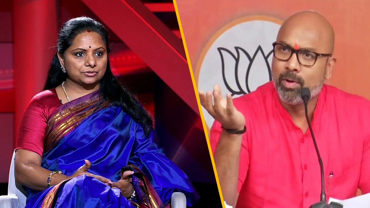 ఎమ్మెల్సీ కవితపై మళ్ళీ ఎంపీ అరవింద్ తీవ్రవ్యాఖ్యలు; నిజామాబాద్ లో పొలిటికల్ హీట్!!