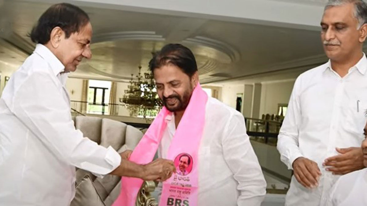 కేసీఆర్ సమక్షంలో బీఆర్ఎస్‌లో చేరిన కాంగ్రెస్ నేత నరోత్తమ్