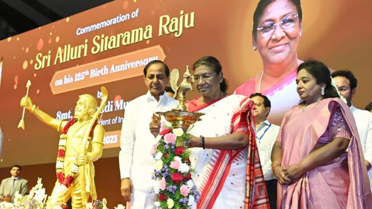 అల్లూరి సీతారామరాజు పోరాటం ప్రత్యేకం: రాష్ట్రపతి ద్రౌపది ముర్ము ప్రశంస