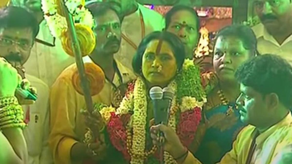 నేనుండగా భయమెందుకు?: రంగం భవిష్యవాణిలో స్వర్ణలత ఏం చెప్పారంటే?