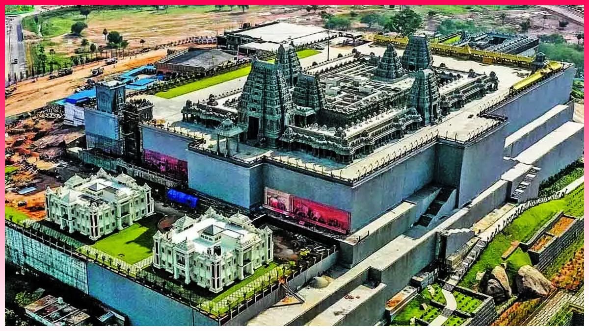 యాదాద్రి లక్ష్మీ నరసింహస్వామి ఆలయం వద్ద డ్రోన్ కెమెరా కలకలం: ఇద్దరి అరెస్ట్