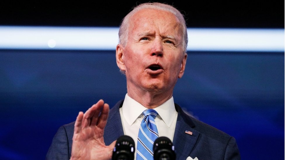 Joe Biden, 14 January 2021 Joe Biden, 14 January 2021