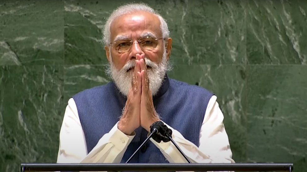 ఐక్యరాజ్య సమితి జనరల్ అసెంబ్లీలో నరేంద్ర మోదీ ప్రసంగం ఐక్యరాజ్య సమితి జనరల్ అసెంబ్లీలో నరేంద్ర మోదీ ప్రసంగం